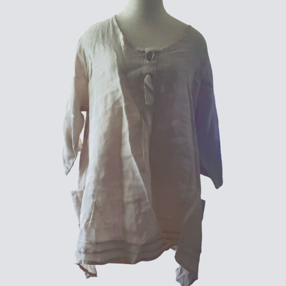 CT1101a NT by Amati Ladies Beige Tunic